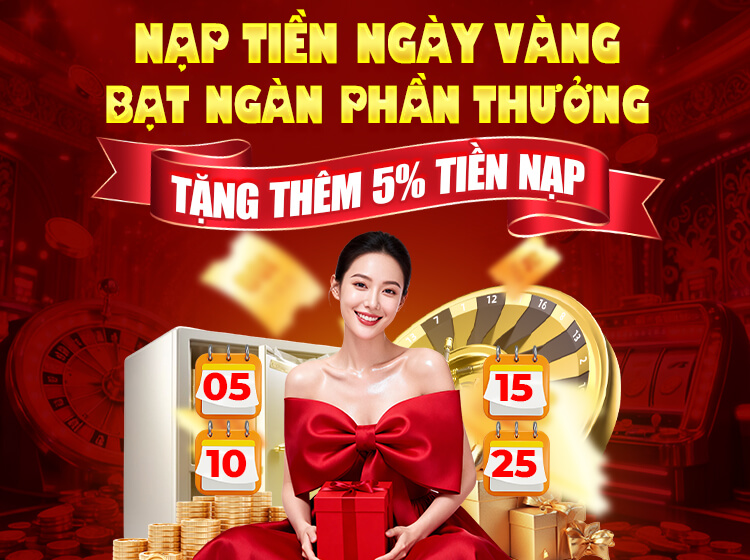 Nạp tiền Go99 ngày vàng bạt ngàn phần thưởng